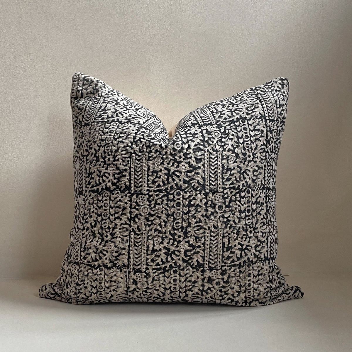 Zia Hand-Blocked Cushion Cover – Salt Home