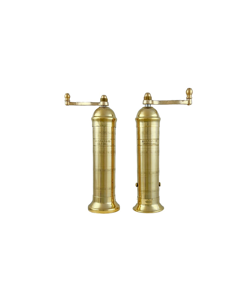 Brass Salt and Pepper Mill Set Salt Home