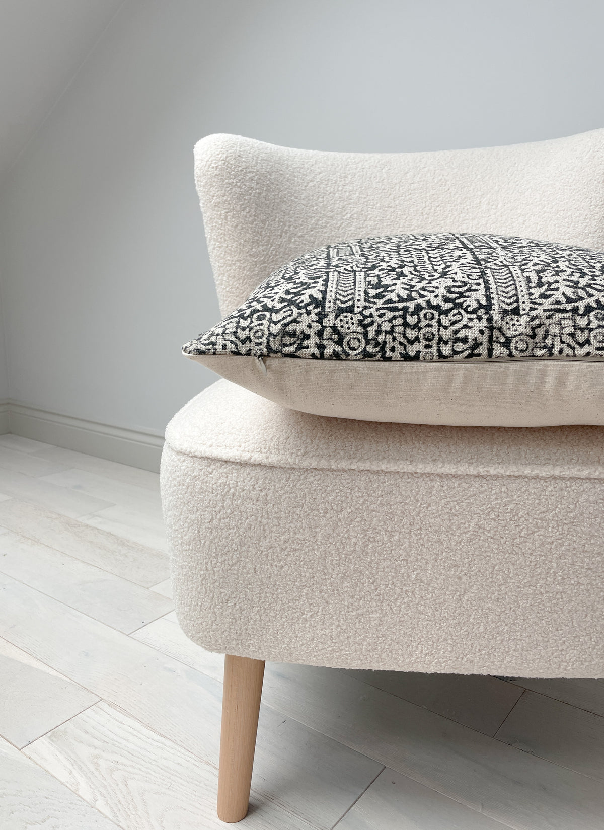 Zia Hand-Blocked Cushion Cover – Salt Home